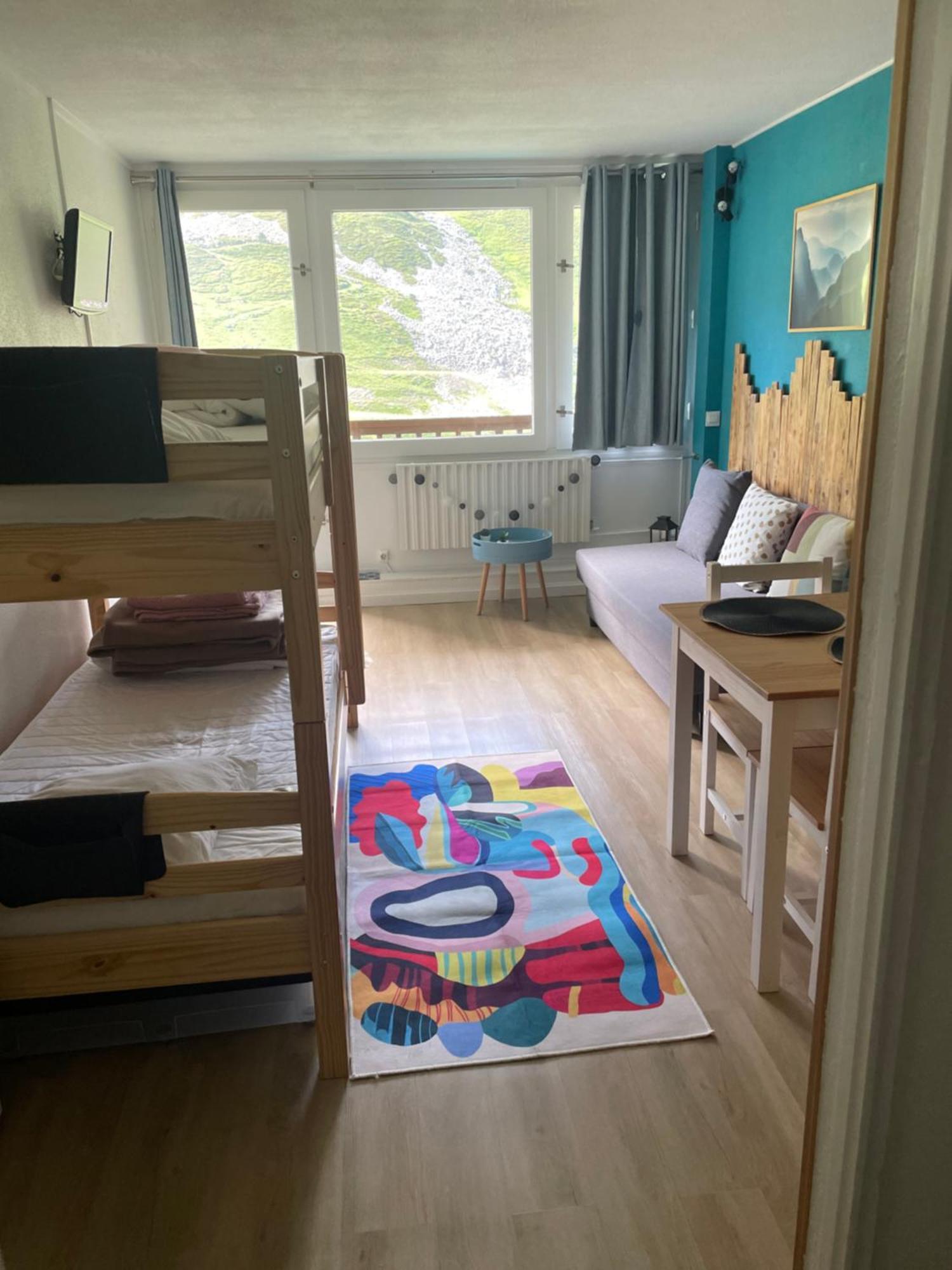 Studio Mongie Aux Pieds Des Pistes Avec Balcon La Mongie Dış mekan fotoğraf